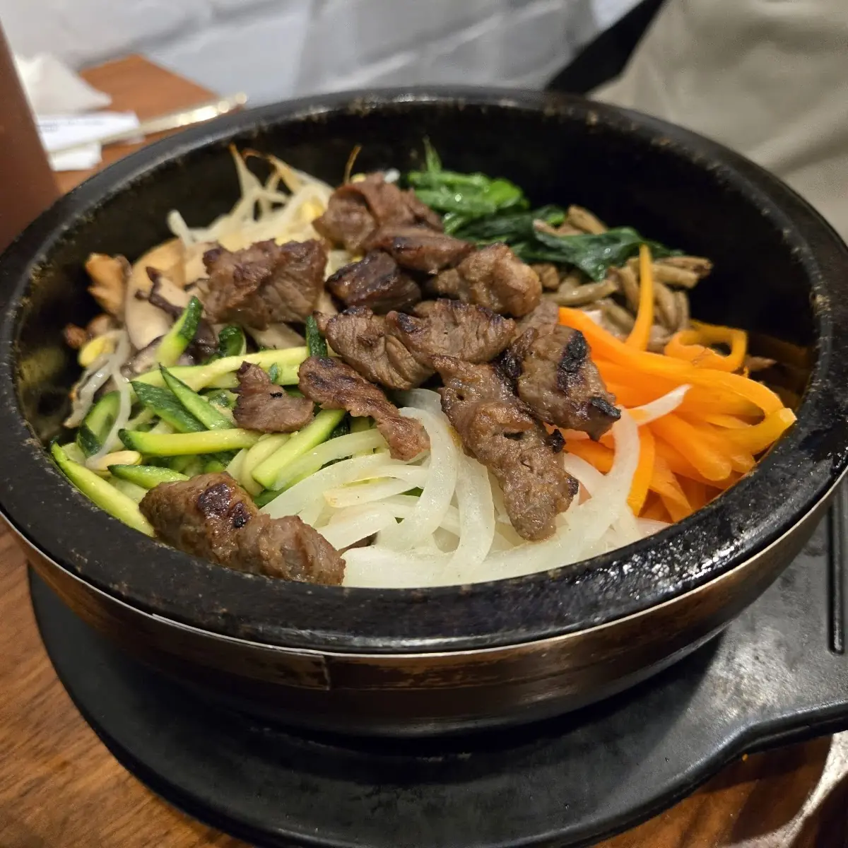 Beef Hot Stone Bibimbap