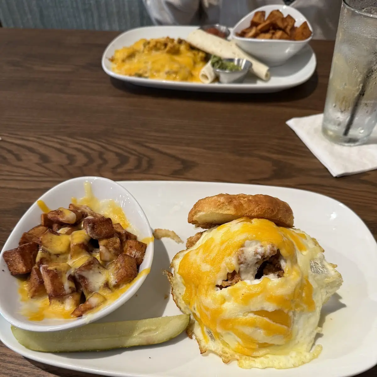 Broken Egg Biscuit Sandwich