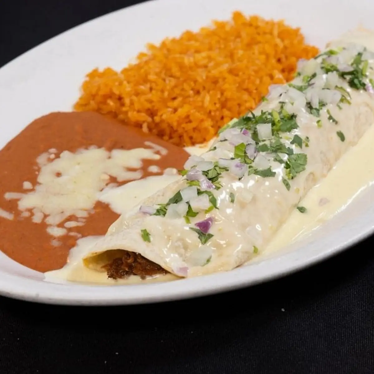 Burrito Grande with Ground Beef