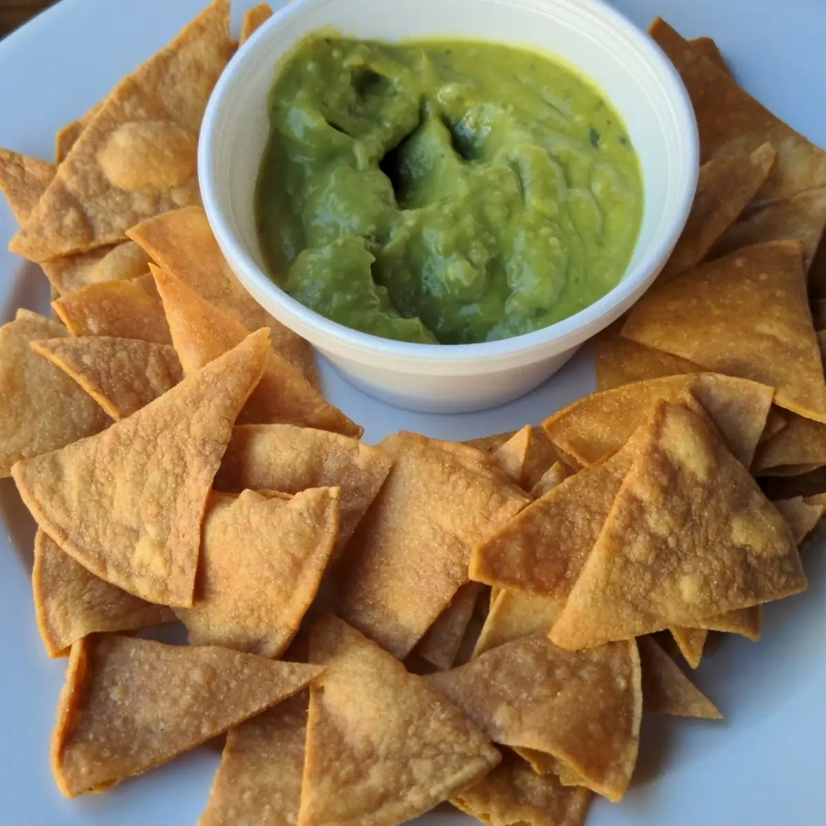 Chips and Guacamole Sauce