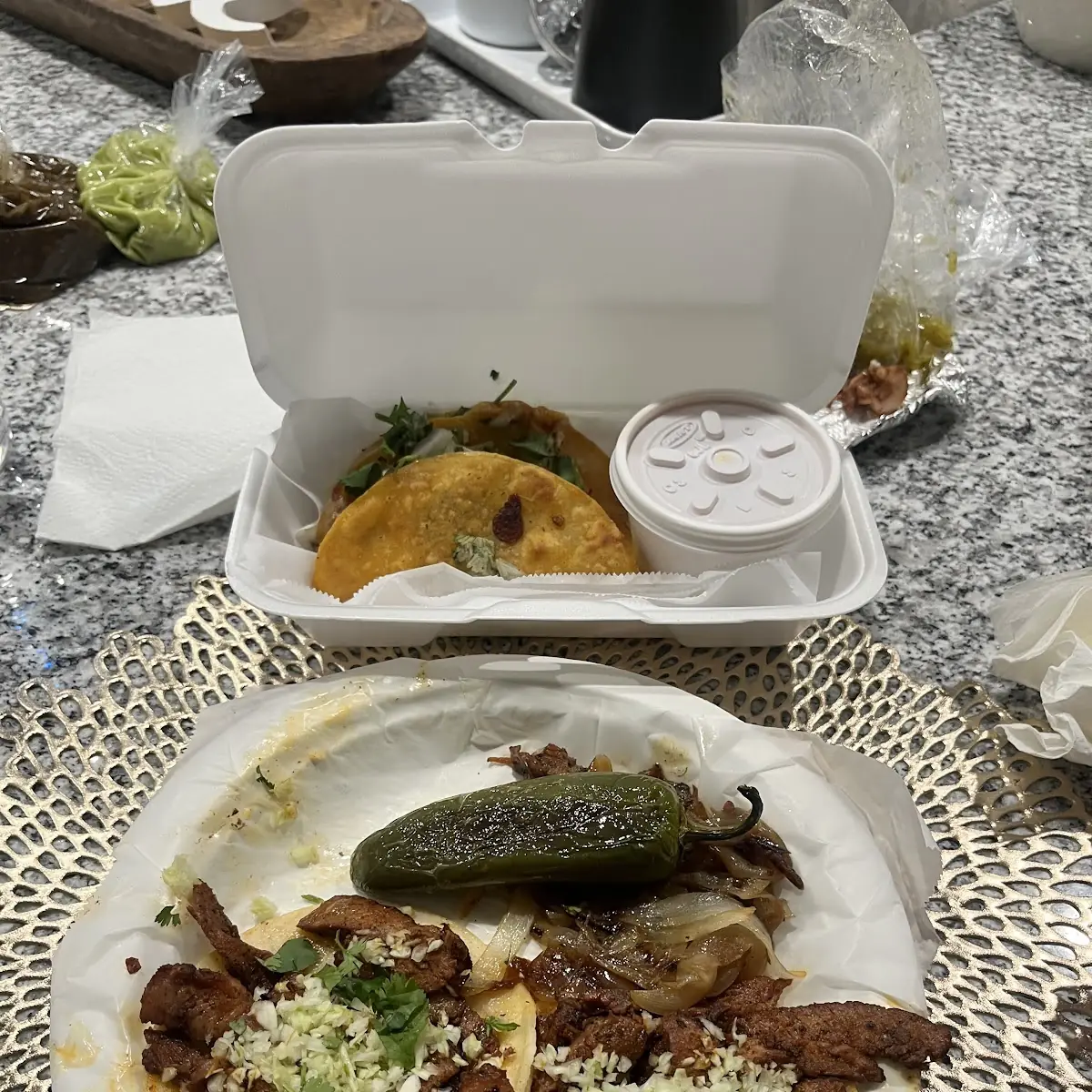 Quesa Birria Tacos with Consome