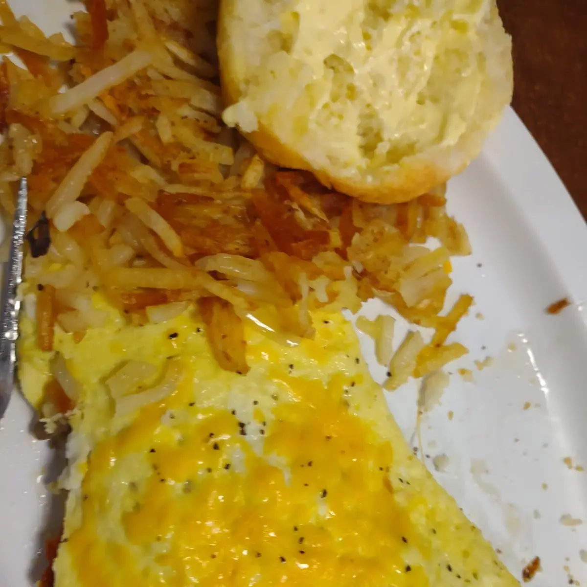 Western Omelette and Hashbrowns