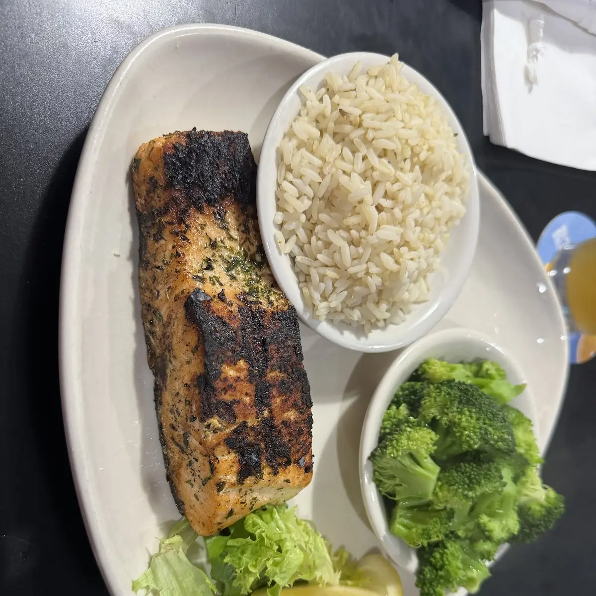Blackened Salmon Rice Bowl