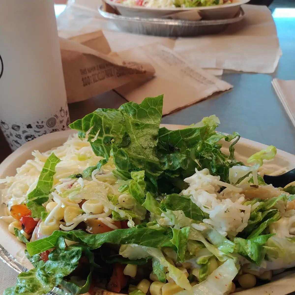 Sofritas Bowl with White Rice