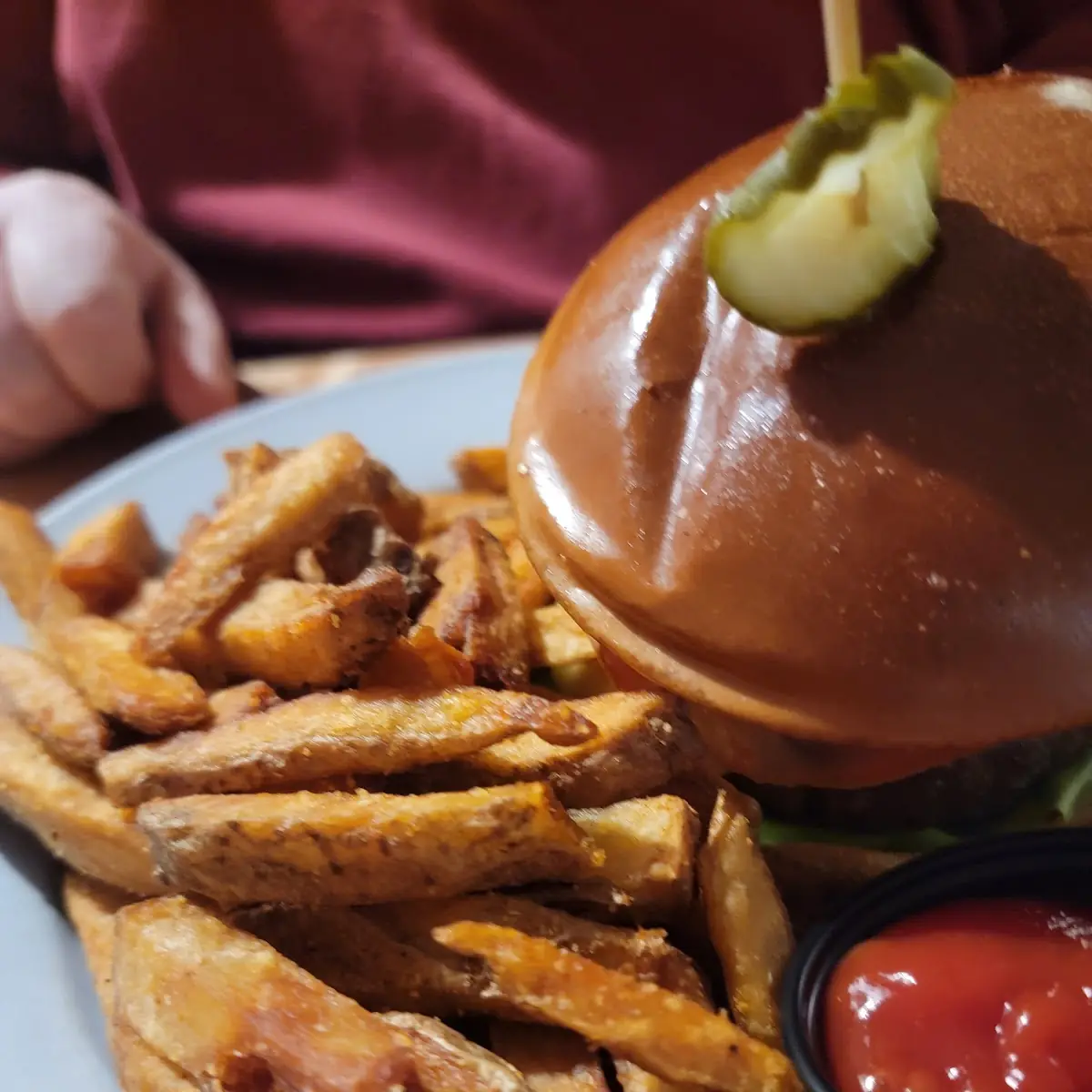 Burger and Fries