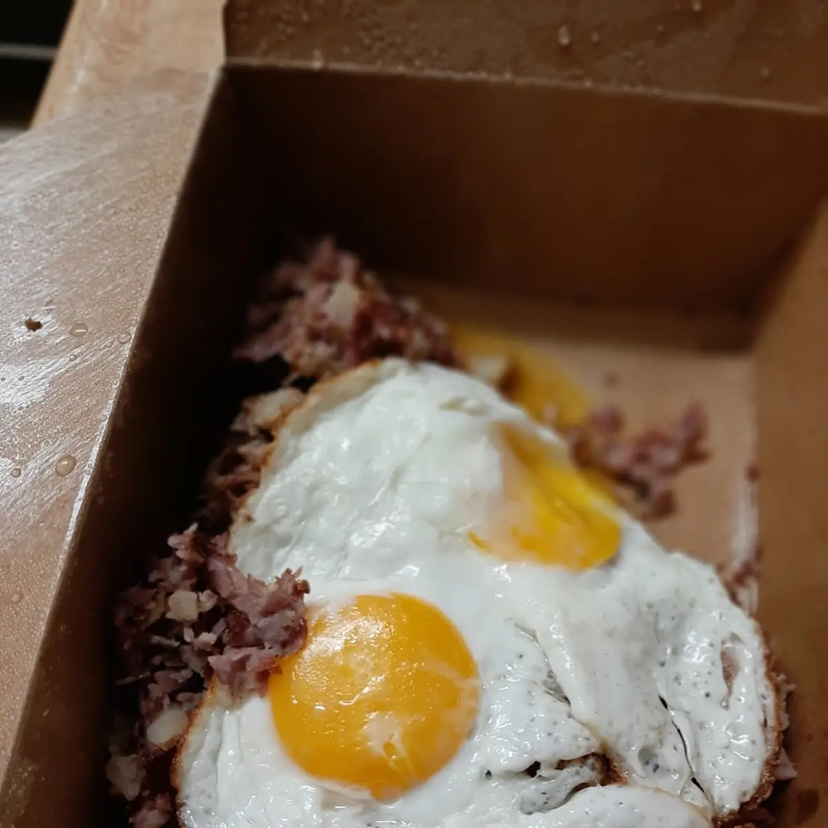 Corned Beef Hash and Eggs Any Style