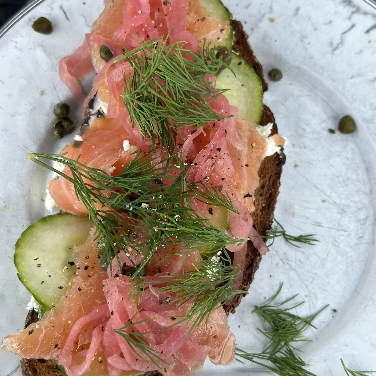 Smoked Salmon Toast