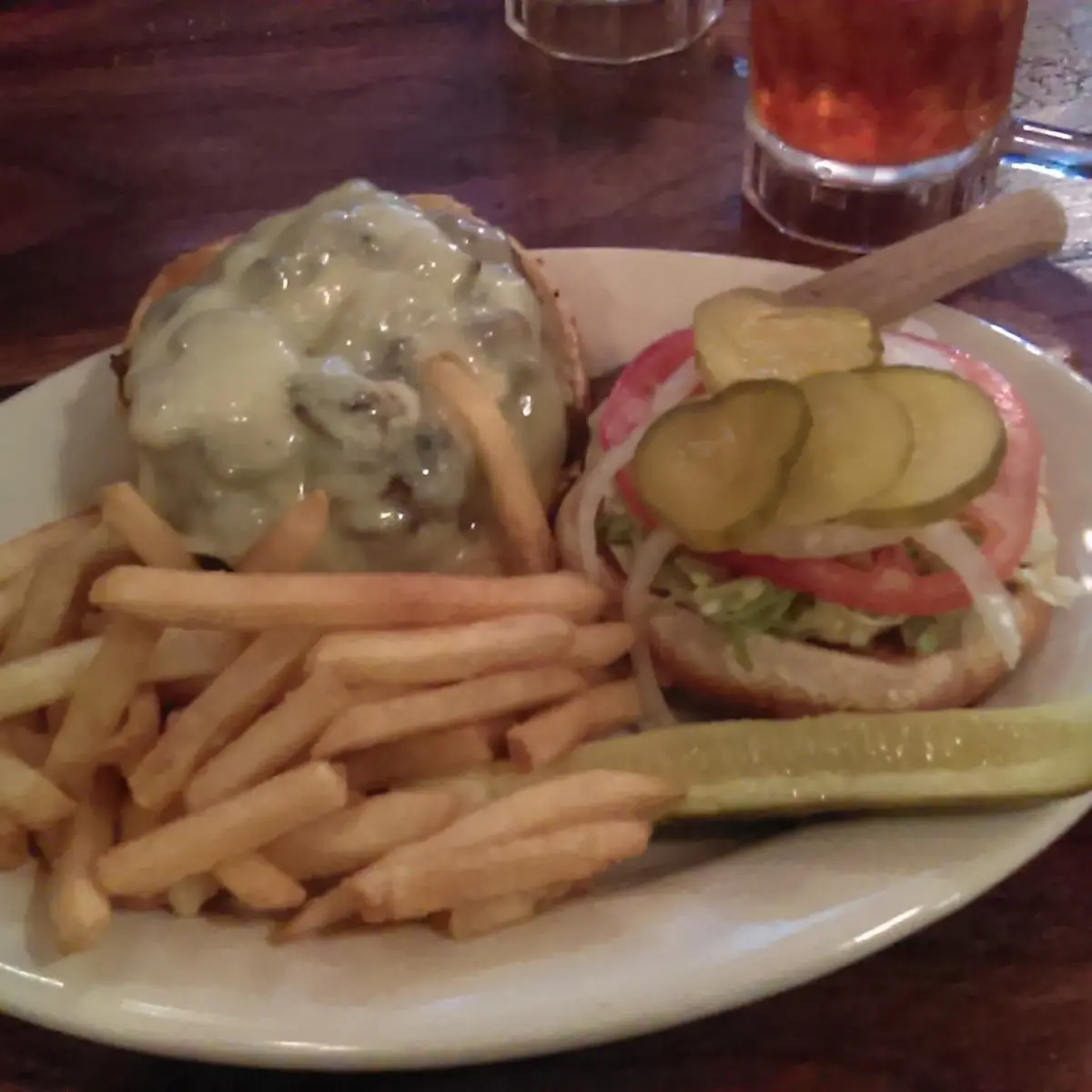 Mushroom Swiss Burger