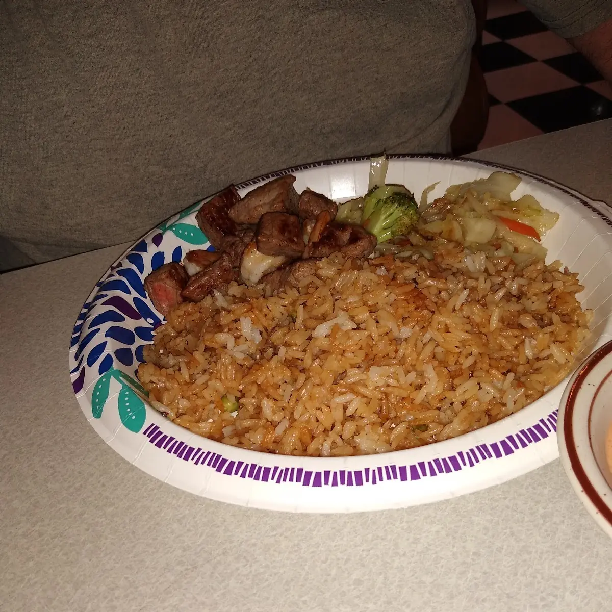 Steak and Shrimp Fried Rice