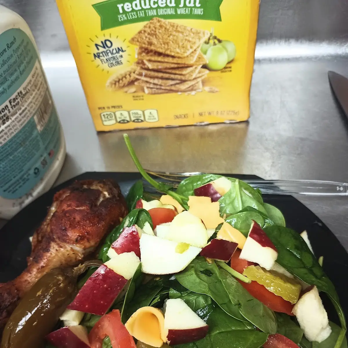 Simple Spinach Salad
