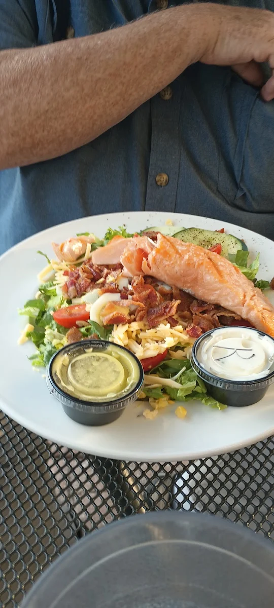 Cobb Salad with Grilled Salmon