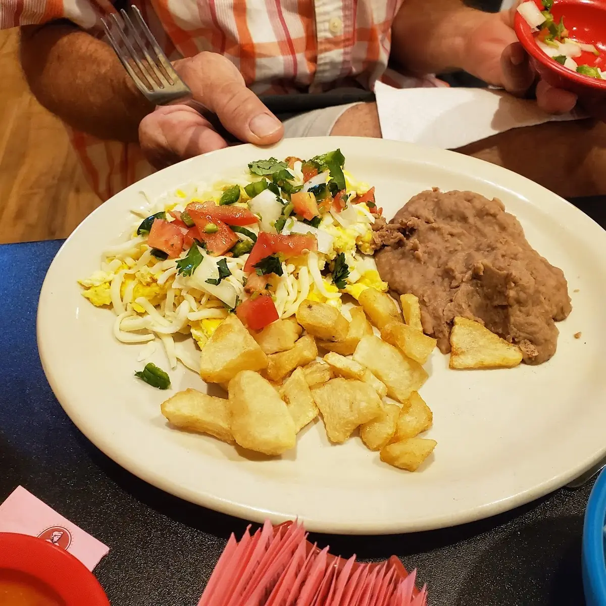Scrambled Eggs Plate