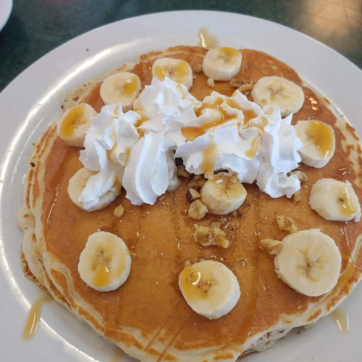 Banana Walnut Pancakes