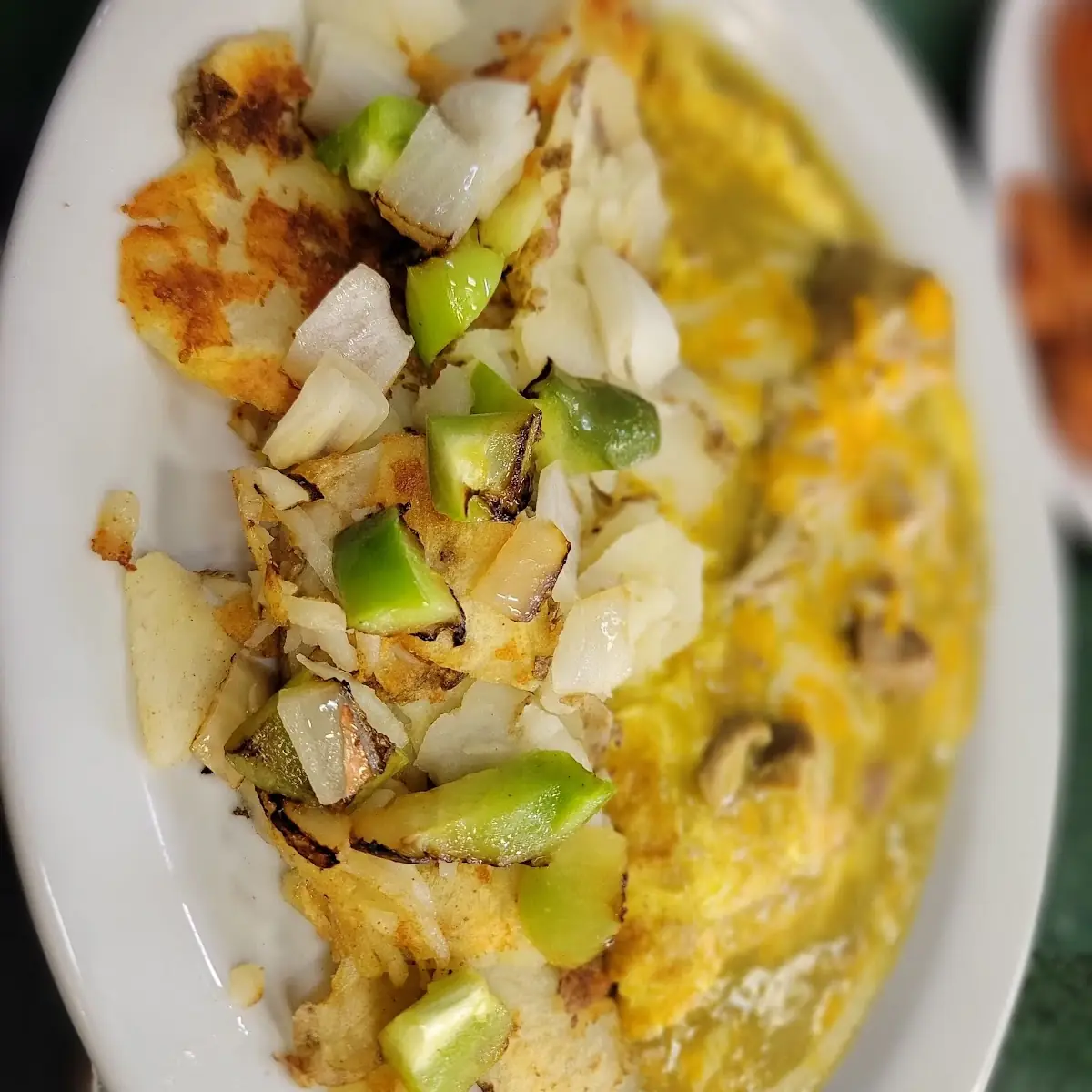 Chile Verde Omelette