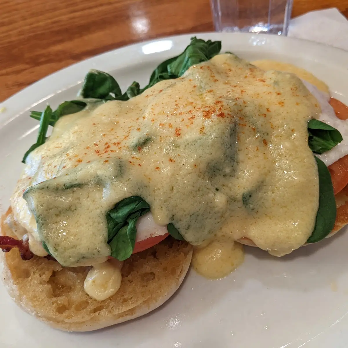 Eggs Florentine Benedict