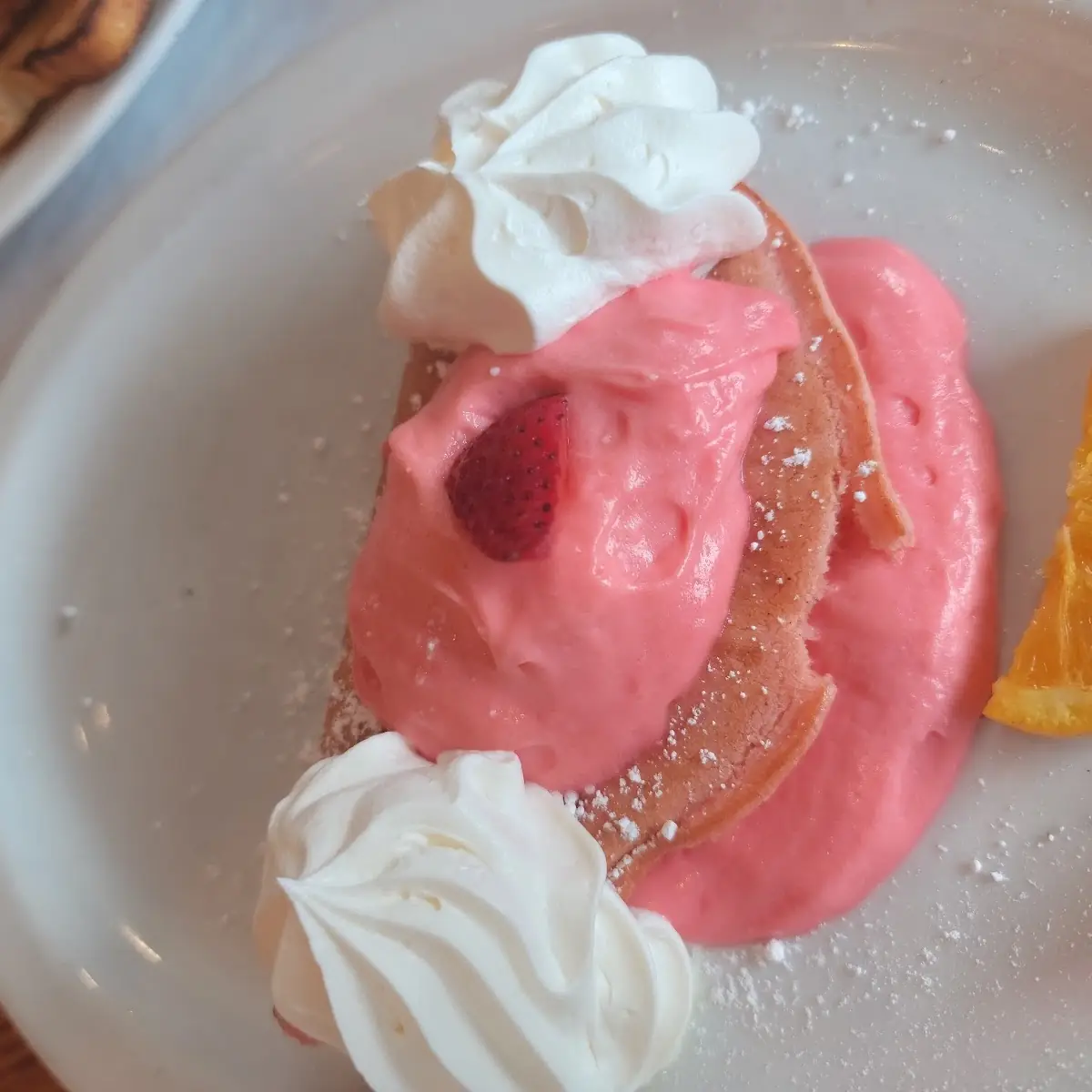 Strawberry Cheesecake Pancakes