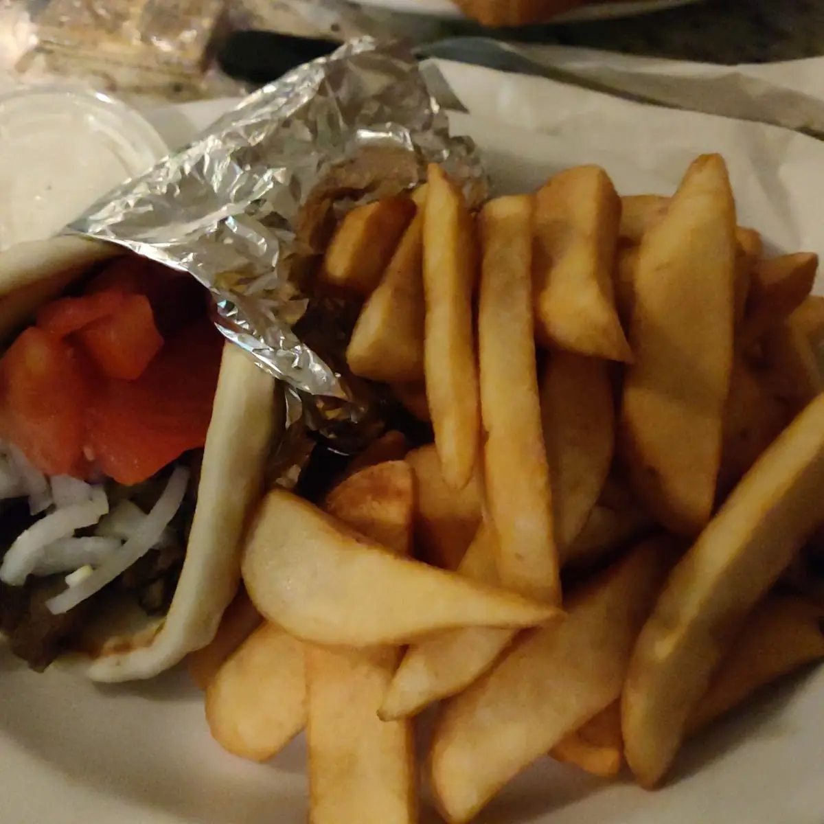 Gyros and Fries