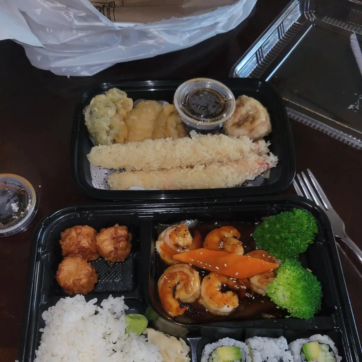 Shrimp Teriyaki Bento D