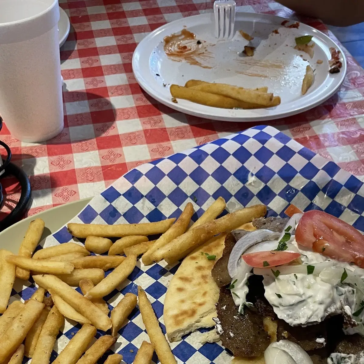 Gyro Dinner Plate