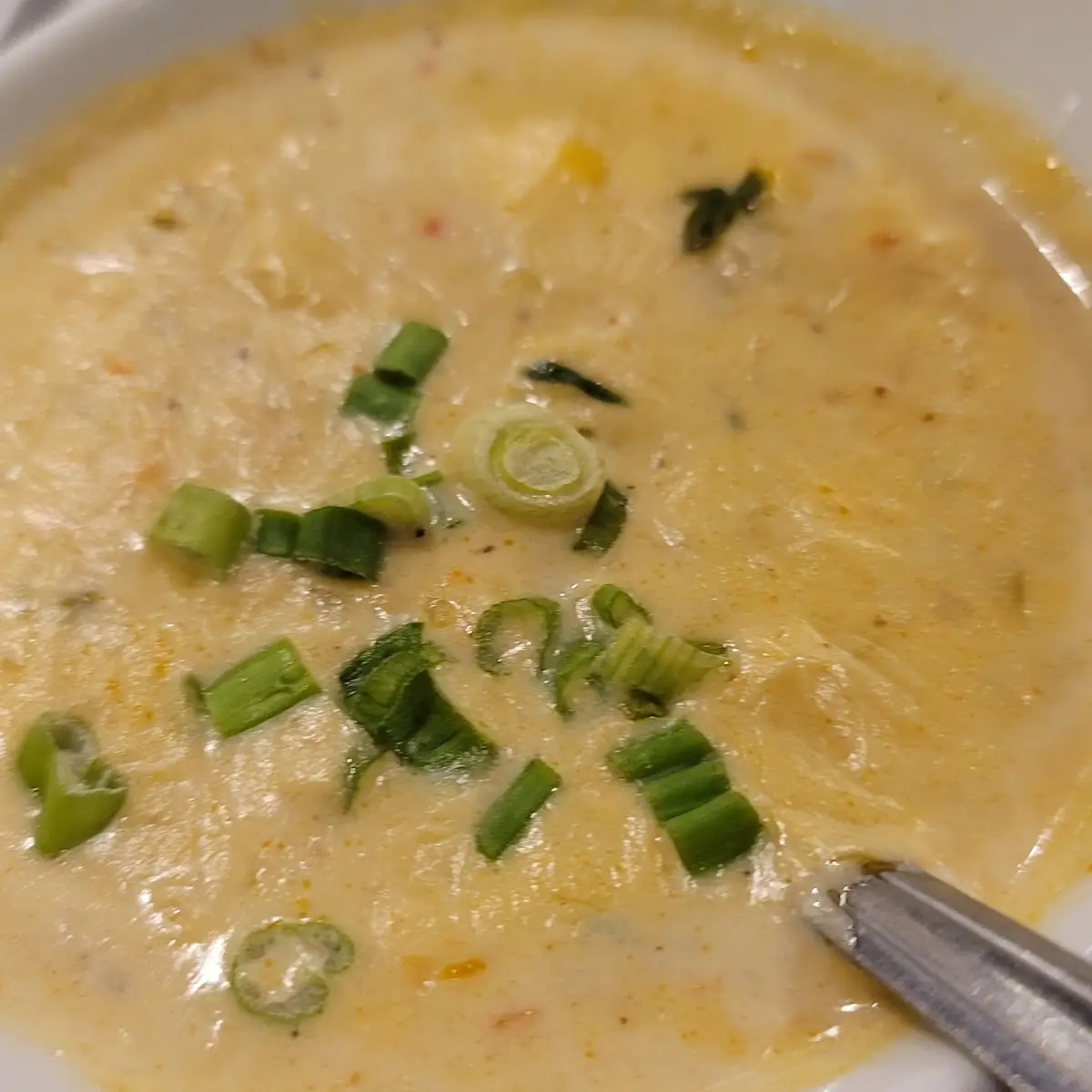 Corn and Crab Bisque