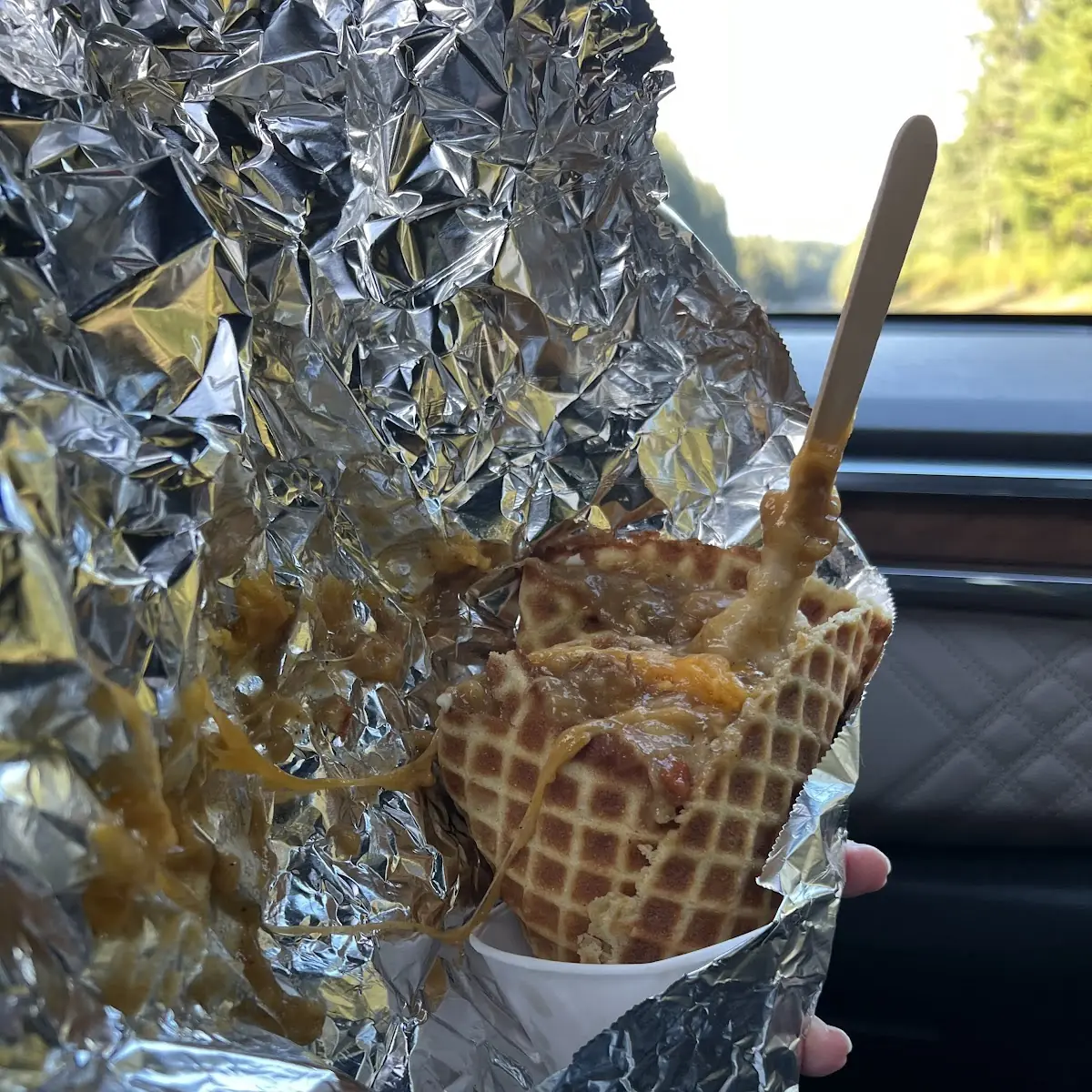 Mashed Potatoes and Gravy Cone