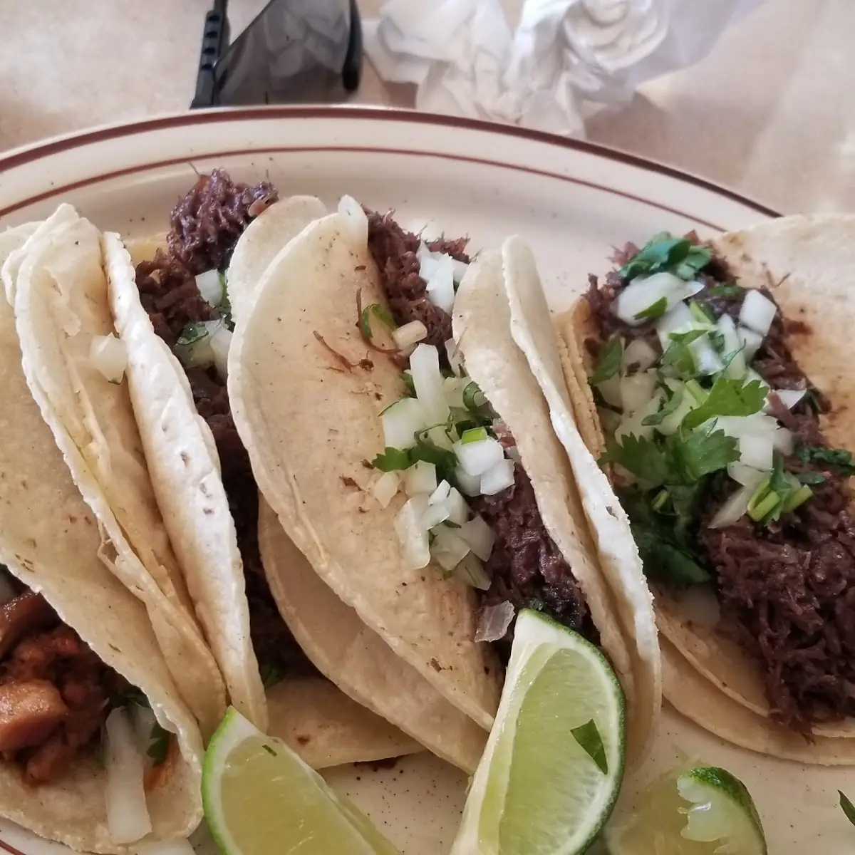 Tacos De Barbacoa Tacos De Lengua