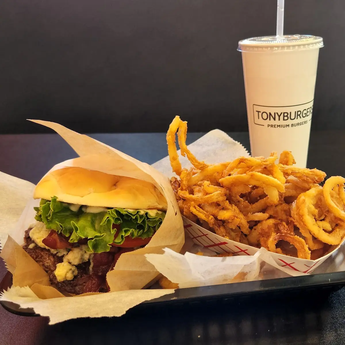 Blue Cheese Burger Combo
