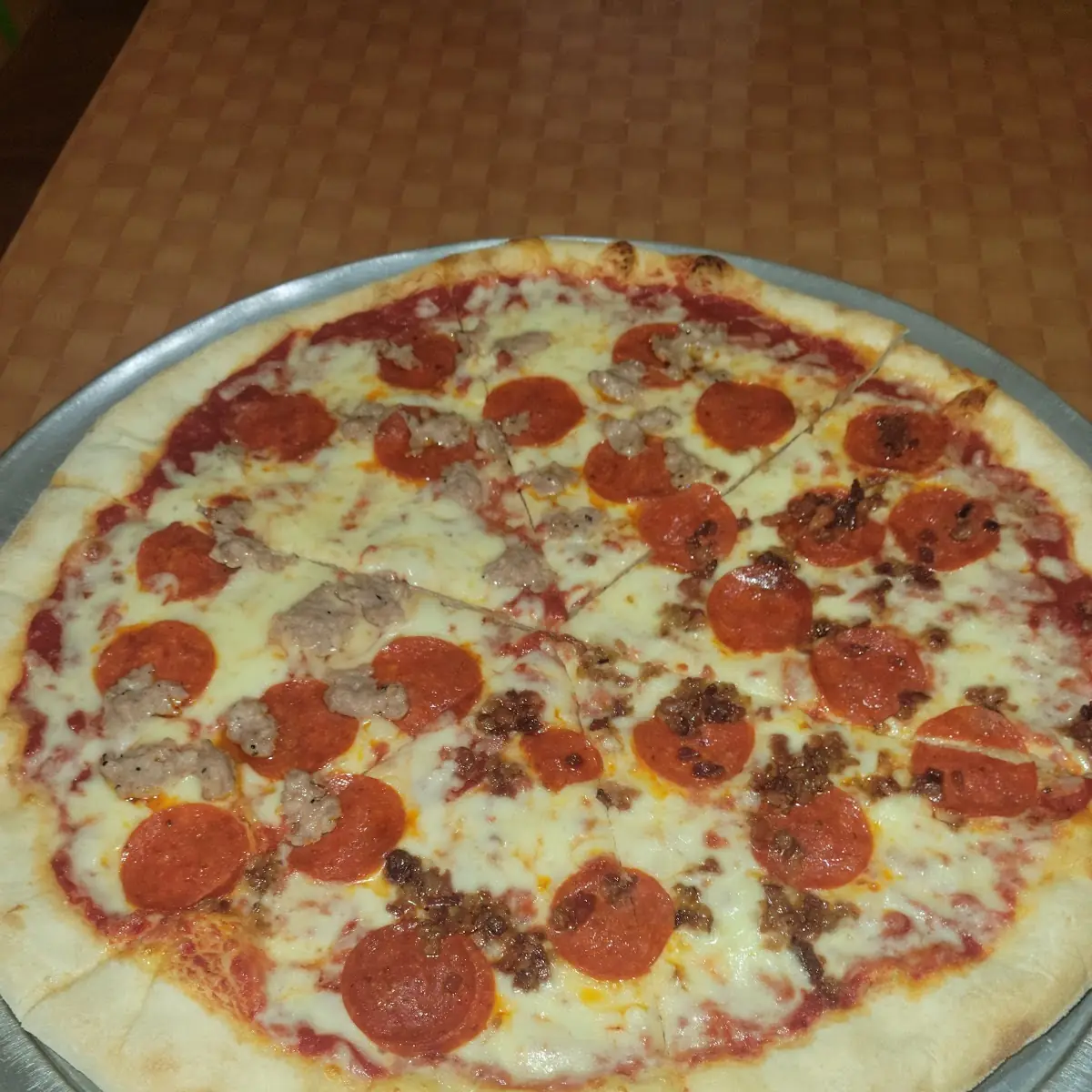 Pepperoni Sausage Pizza
