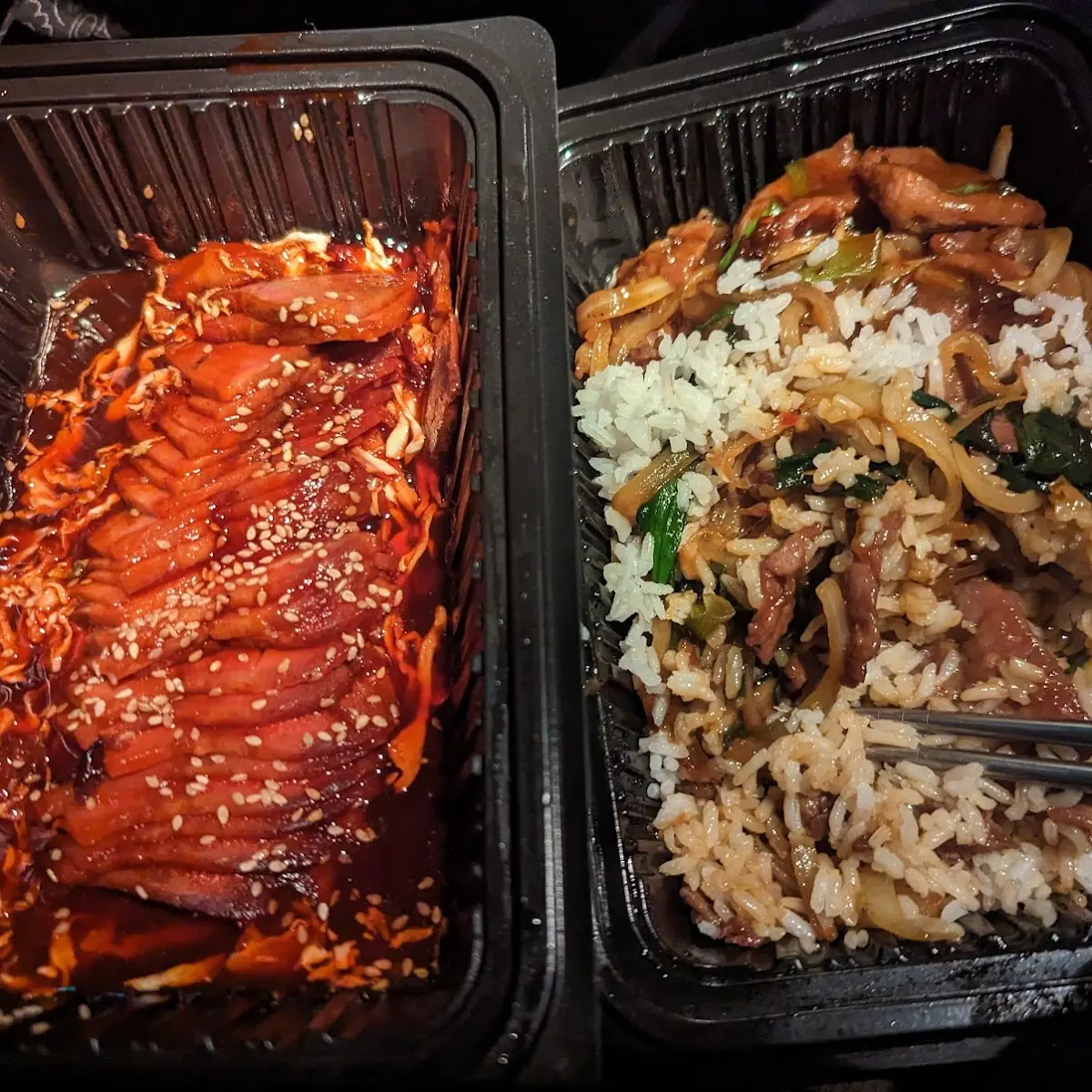 Mongolian Beef BBQ Pork