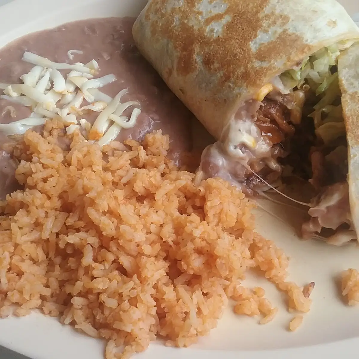 El Pastor Burrito Dinner