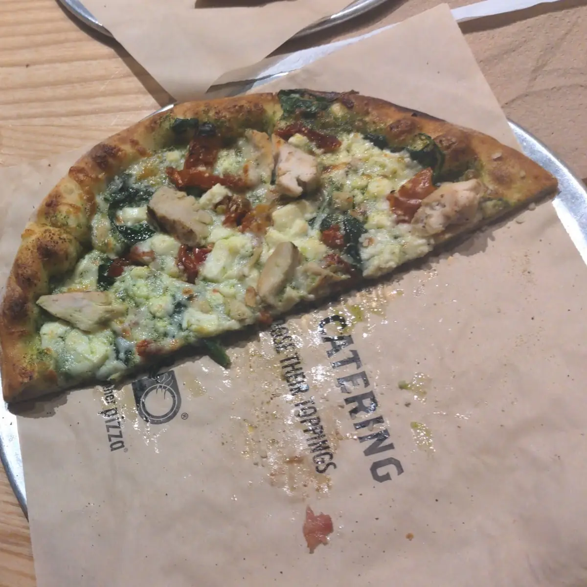 Pesto Chicken Pizza