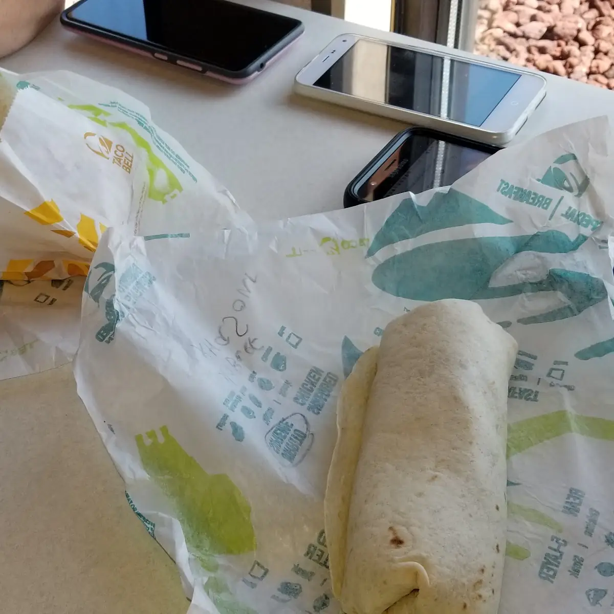 Shredded Chicken Burrito