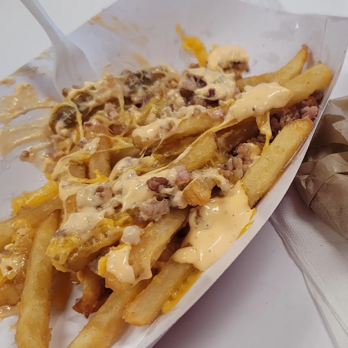 Bacon Cheeseburger with Whizzbanged Fries
