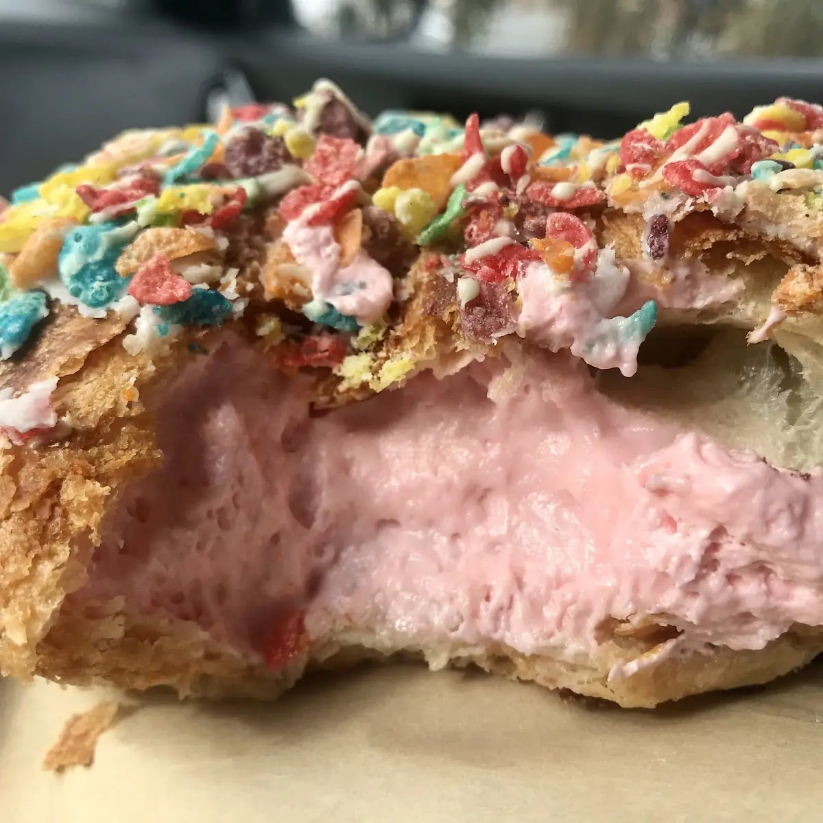 Fruity Pebbles Croissant