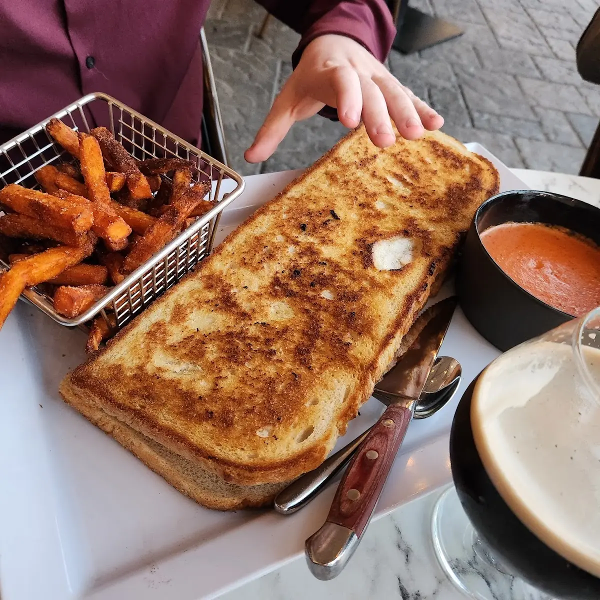 The Foot Long Grilled Cheese