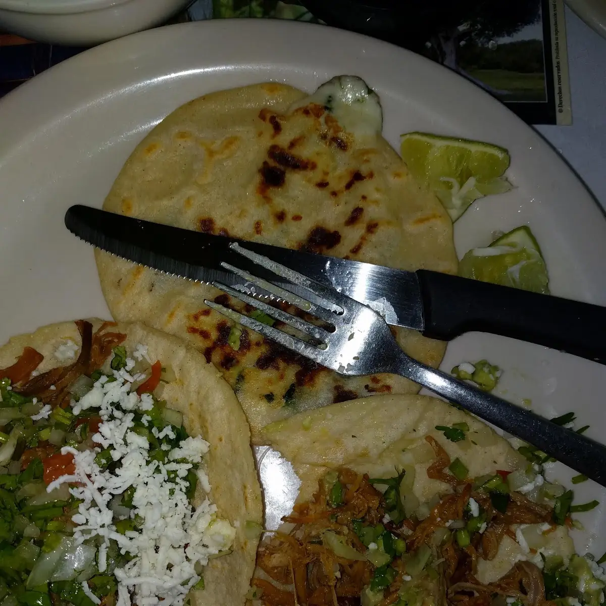 Pupusas & Steak Tacos