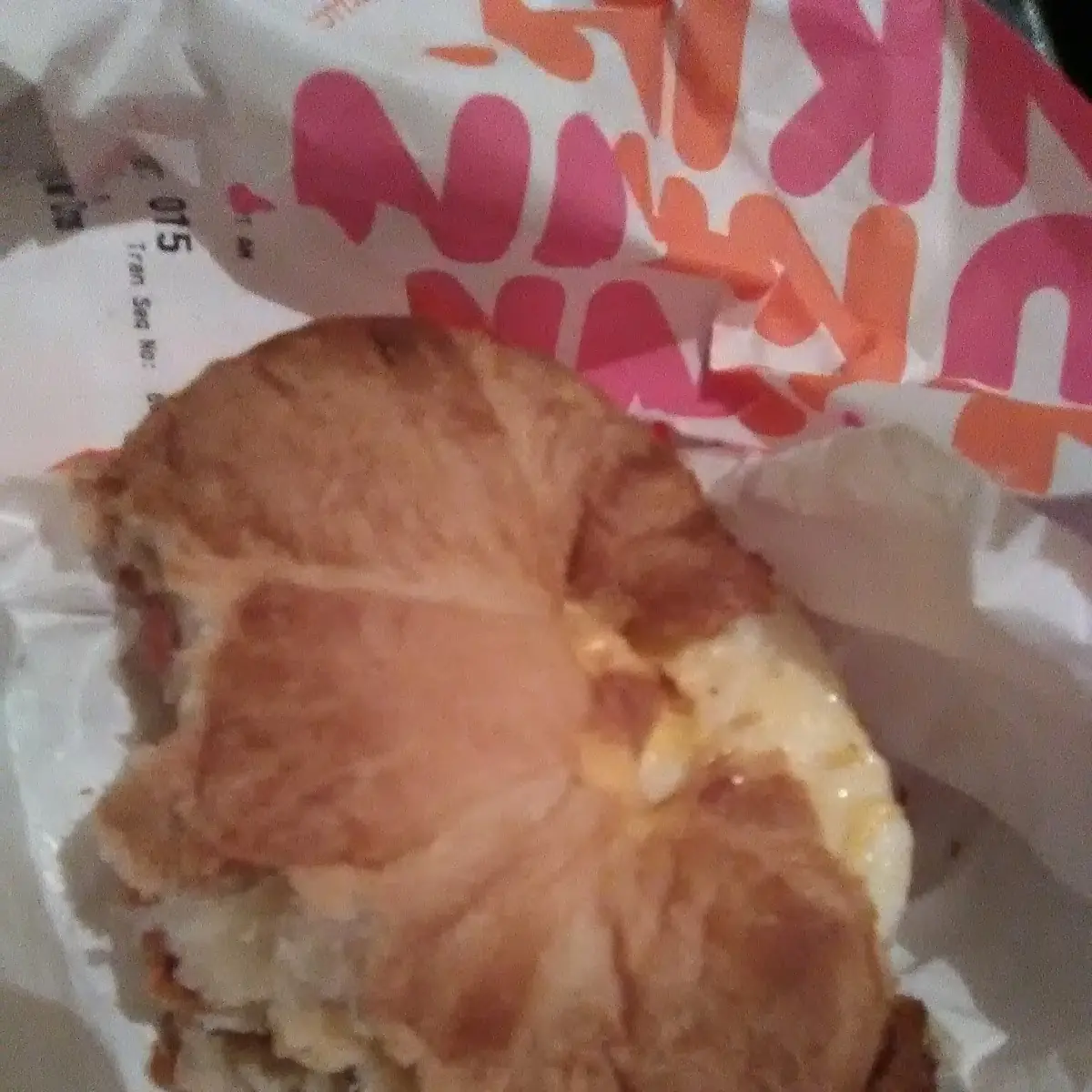 Bacon Egg Cheese Croissant
