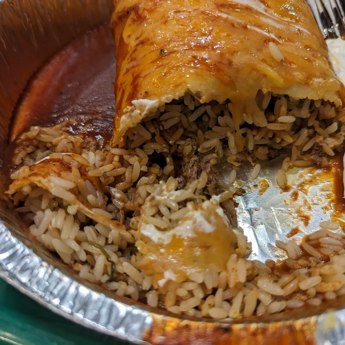 Chile Roast Beef Burrito