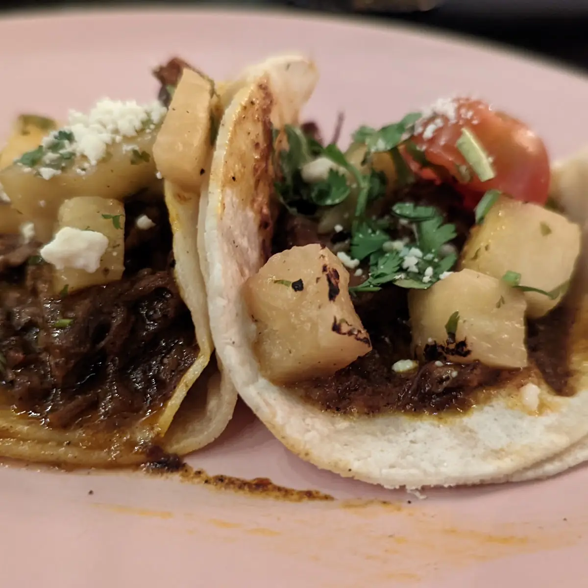 Brisket Al Pastor Tacos