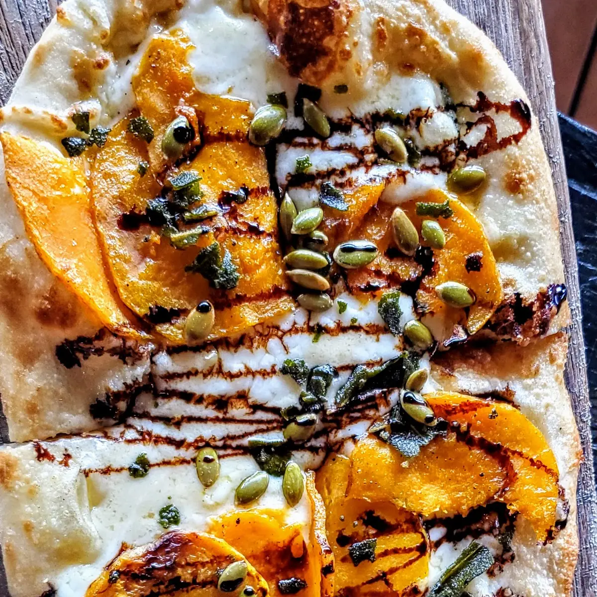 Butter Squash Flatbread Pizza