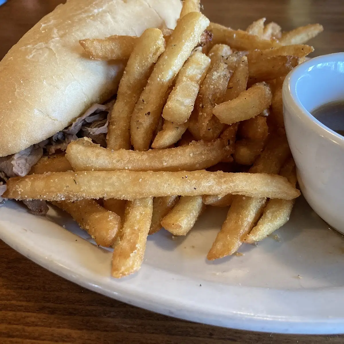 French Dip with Fries