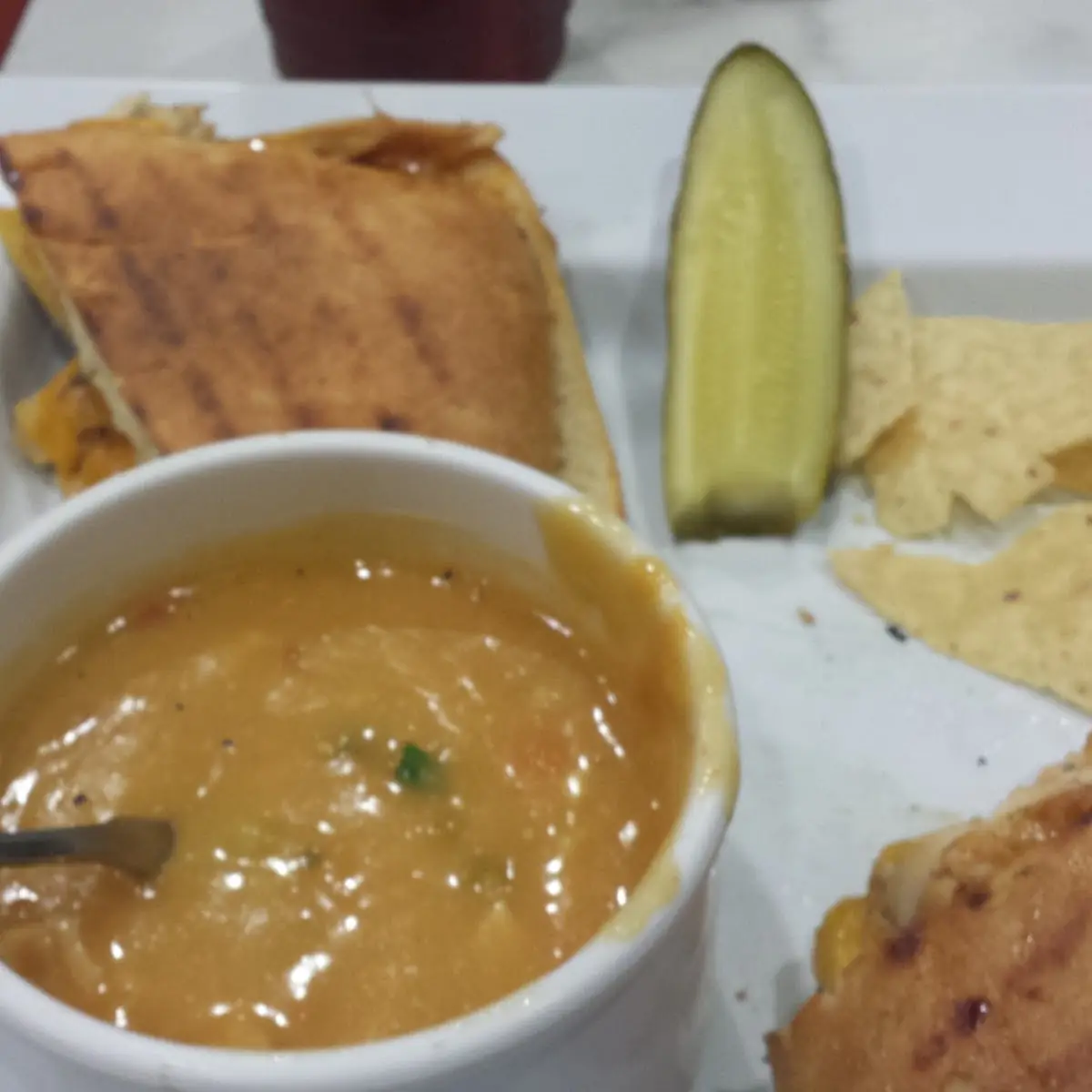 Tortilla Soup and Sweet Chipotle Chicken Sandwich