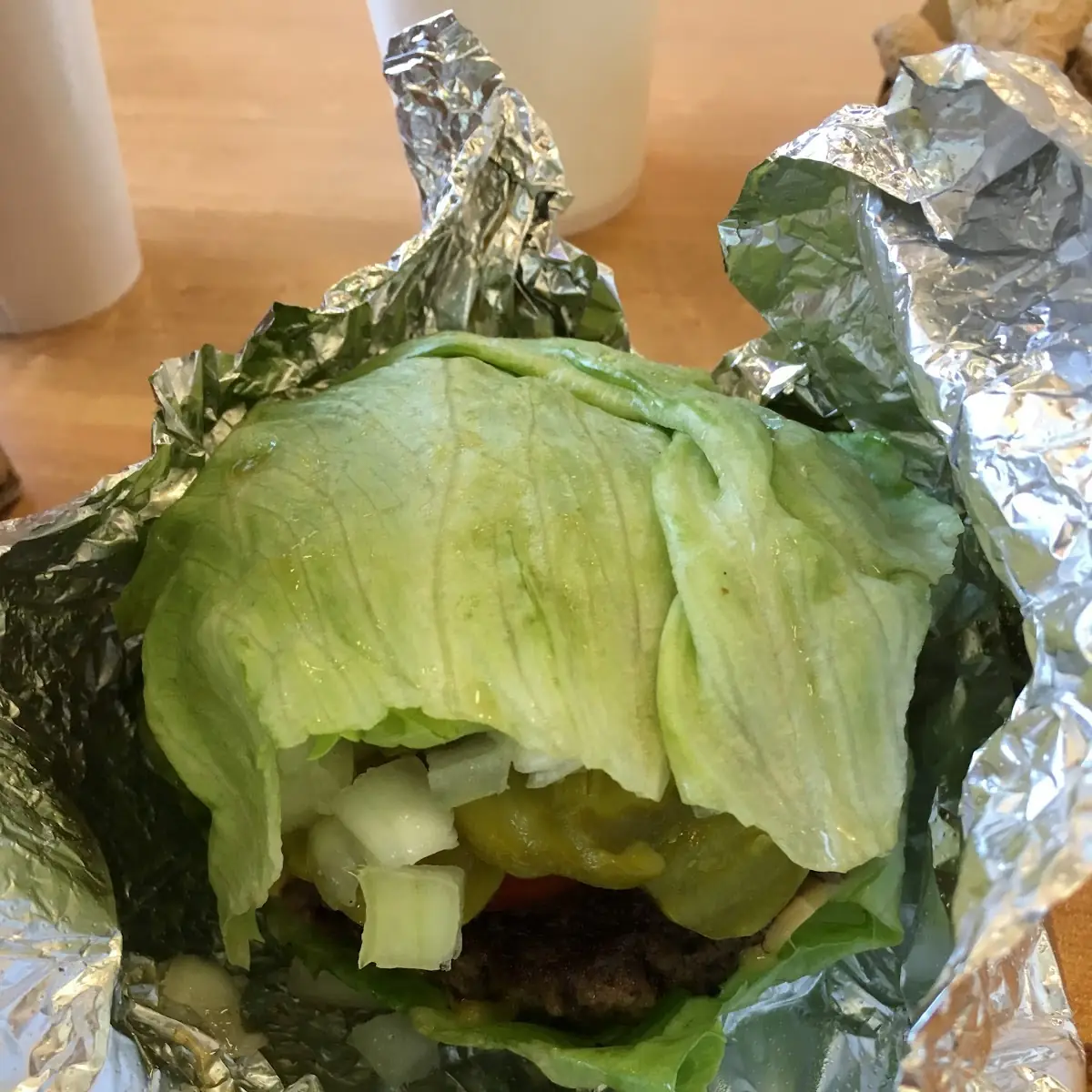 Lettuce Wrap Cheese Burger