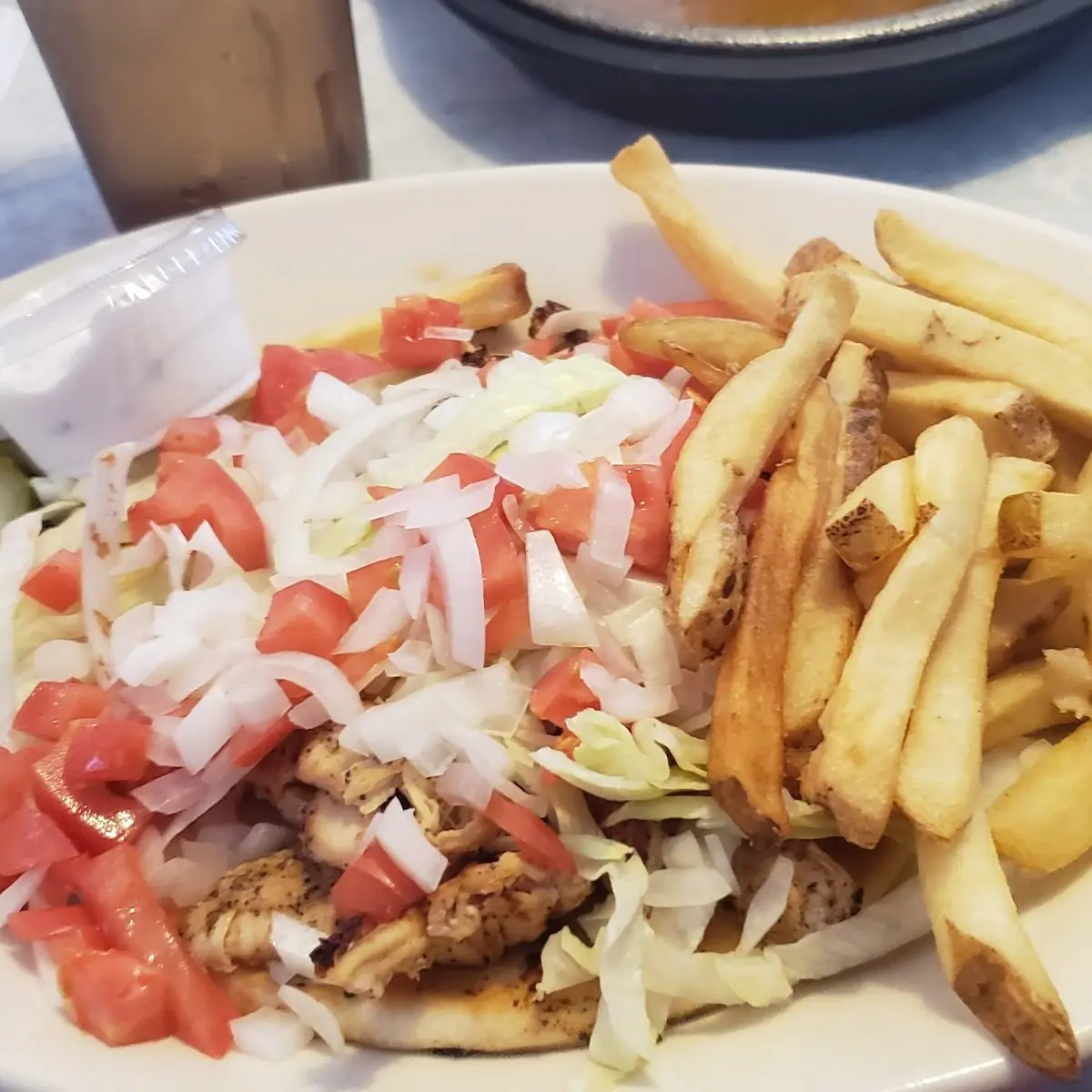 Greek Chicken Wrap