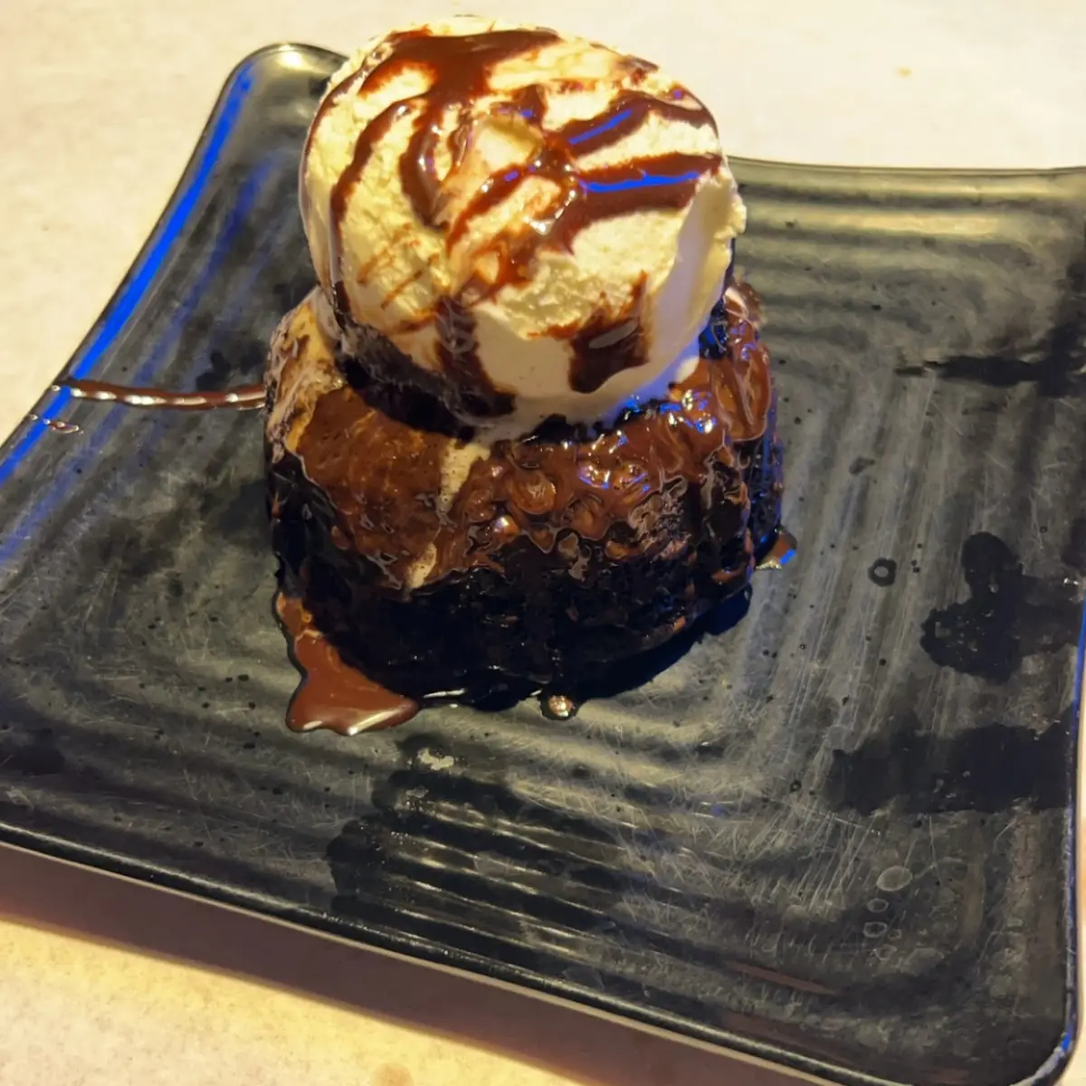 Molten Chocolate Cake a'La Mode