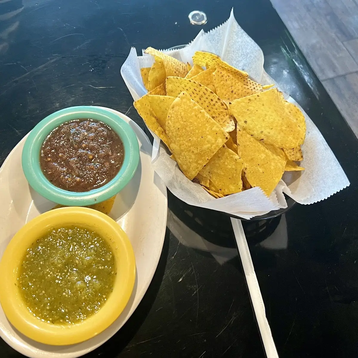 Salsa Verde and Salsa Roja
