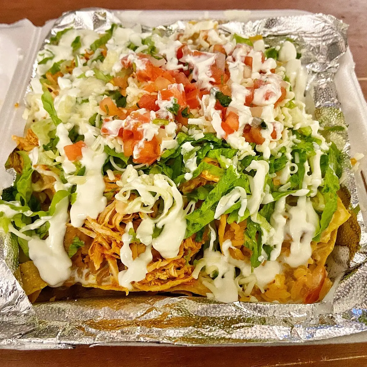 Chicken Nachos Supreme