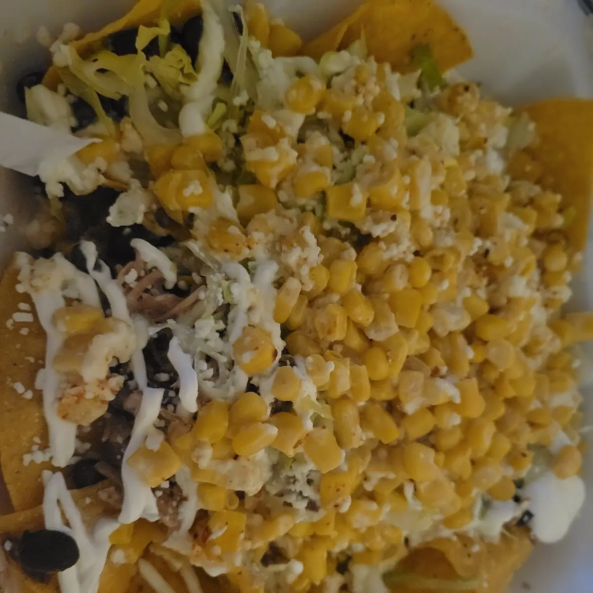 Nachos with Mexican Street Corn