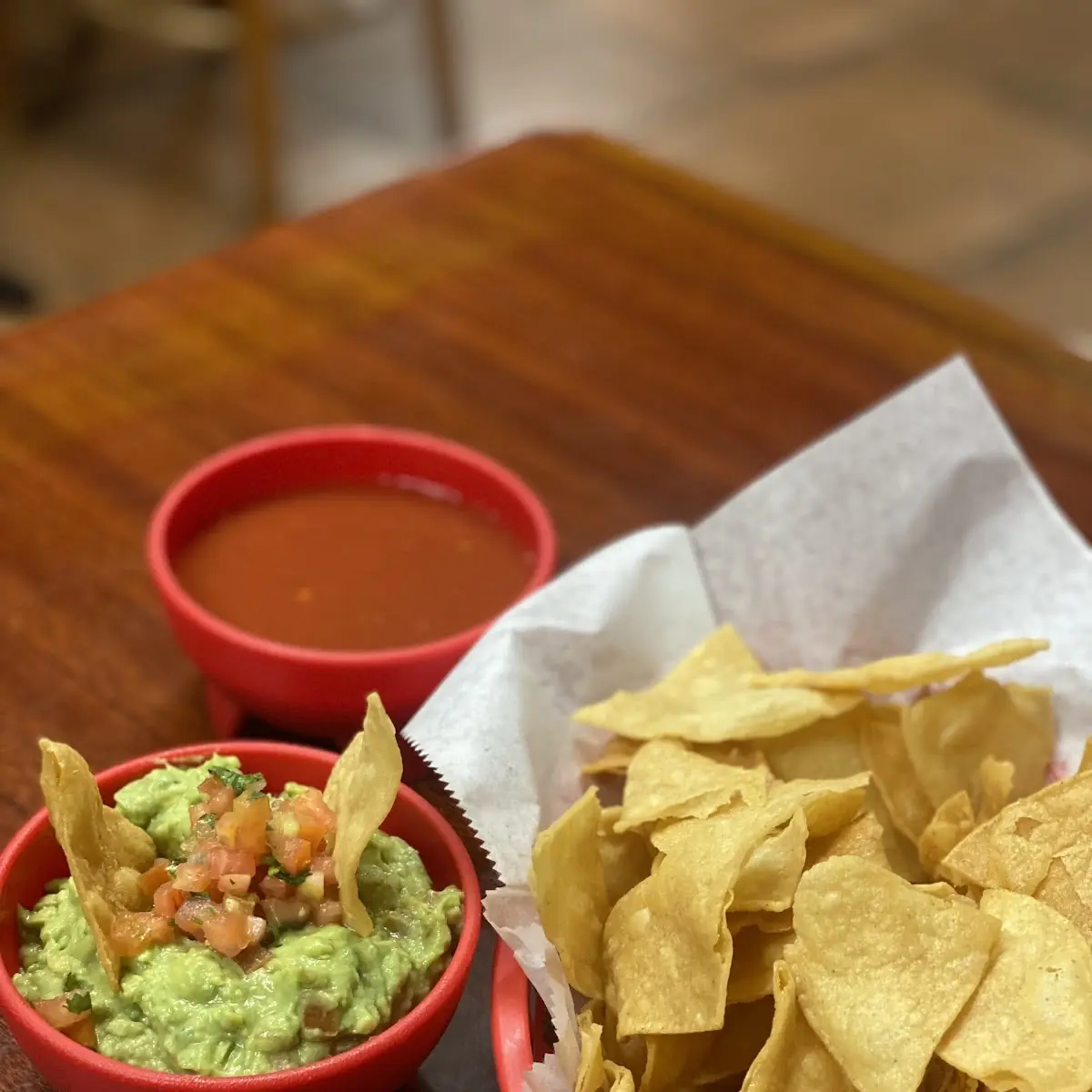 Fresh Chips Salsa and Guacamole