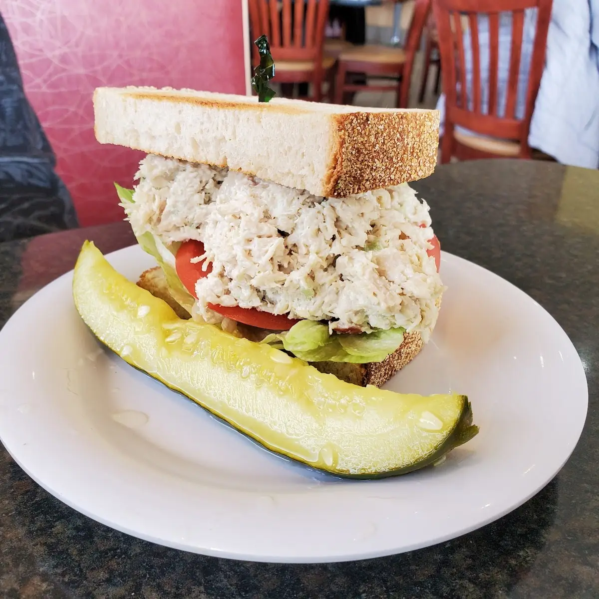 Half Chicken Salad Sandwich